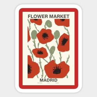 Flower Market Sticker